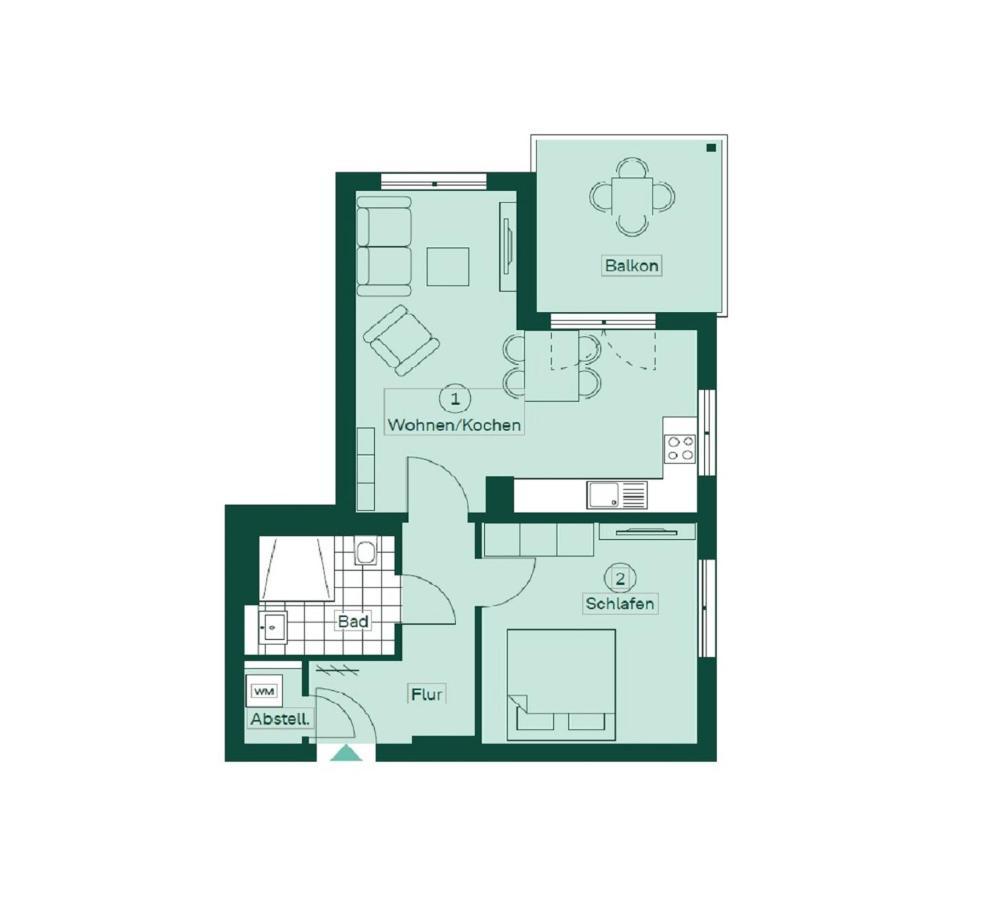 Apartment "Kiefernblick" - Haffresidenz Garz  Bagian luar foto